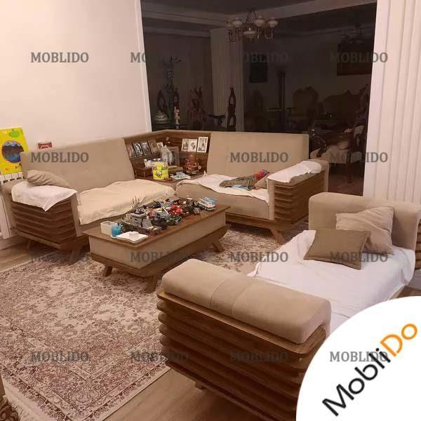 مبل راحتی ال ۶ نفره زیبا