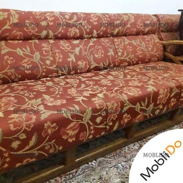مبلمان راحتی ۷ نفره با فریم چوبی