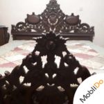 تخت و دراور قدیمى منبت و مشبک کارى تمام چوب