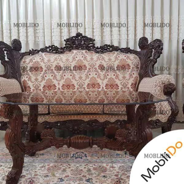 فروش مبلمان استیل پر منبت وبسیار شکیل