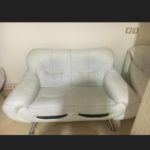 مبل راحتی ۷نفره چرم سفید