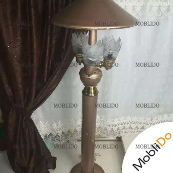آباژور ایستاده قدیمی ۳ شاخه زیبا