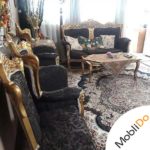 مبلمان استیل ۹نفره چوب سالم