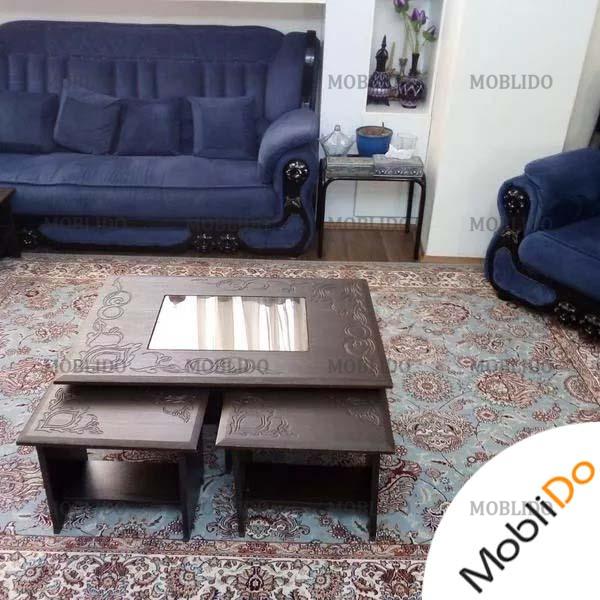 مبلمان و میز وگل میز زیبا