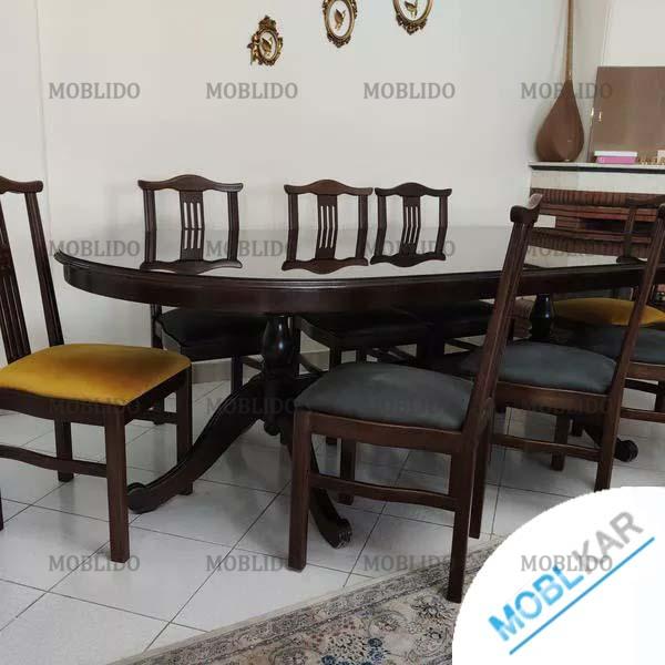 میز ناهارخوری ۸ نفره زیبا