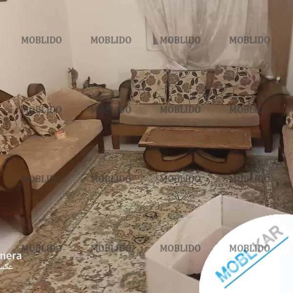 مبلمان و میز نهار خوری چوبی زیبا