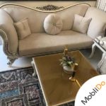 مبلمان ۶ نفره به همراه ٢ میز شیک
