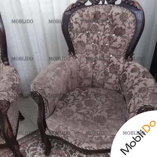مبلمان چوب گردو زیبا