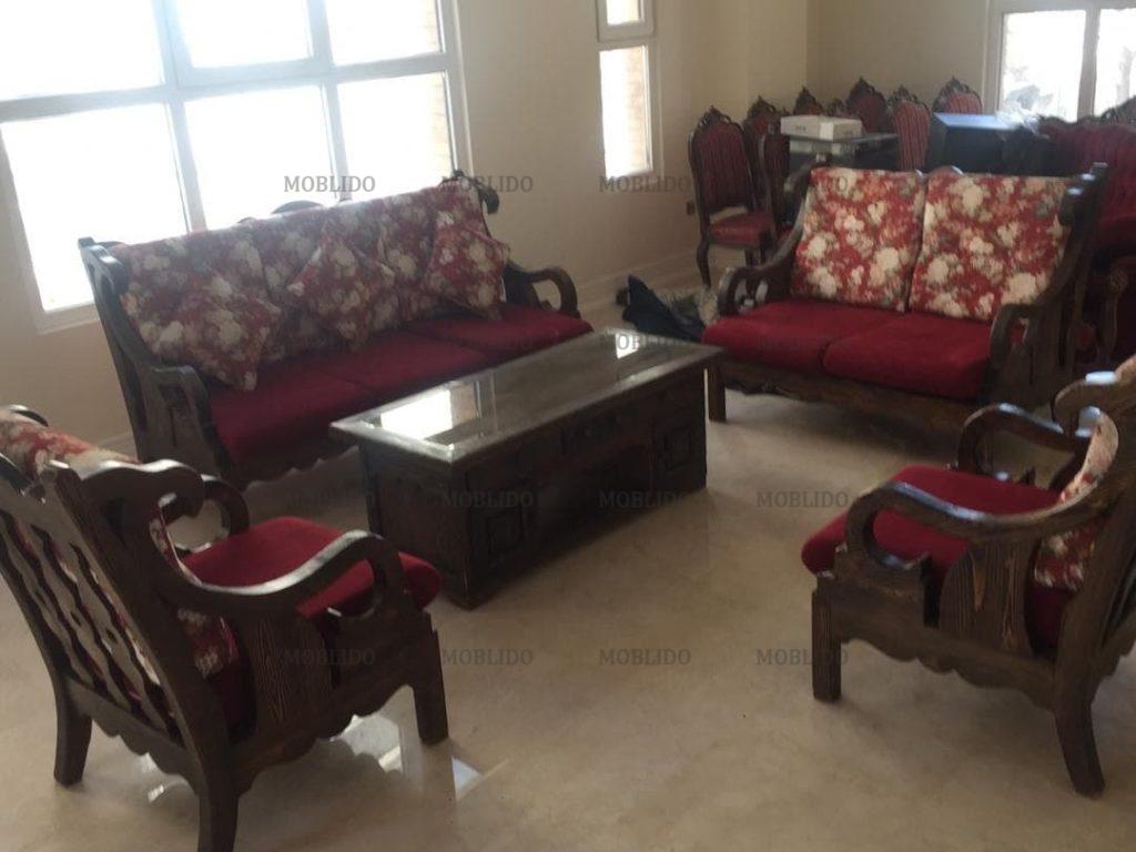 مبلمان ۷ نفره راحتی برند عزلتی