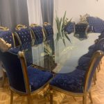 مبل استیل ۱۰نفره با میز نهارخوری ۱۰ نفره