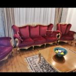 مبل استیل ۹ نفره همراه می ناهار خوری ۸ نفره