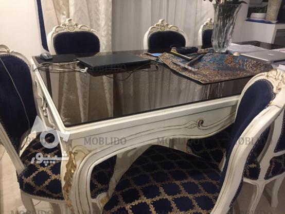 مبلمان استیل به همراه میز ناهارخوری
