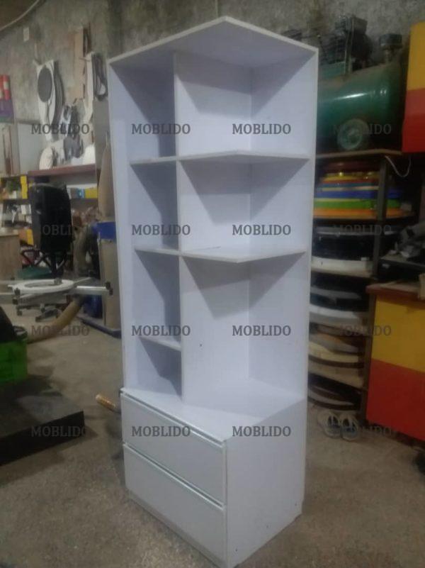 ست میز تحریر و کتابخانه MDF نو