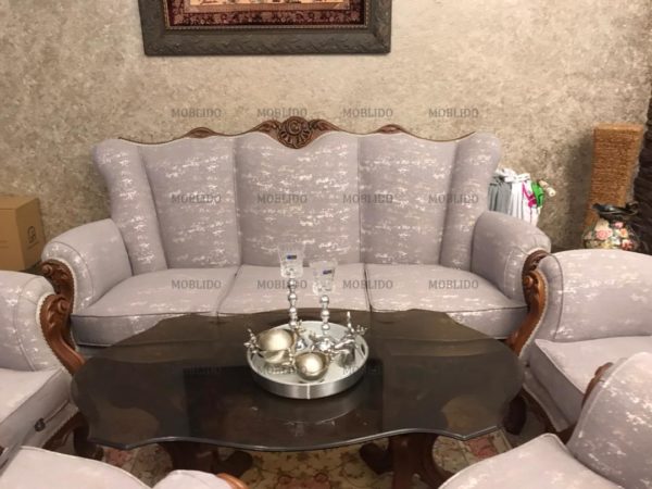 مبلمان هفت نفره با میز نهارخوری هشت نفره