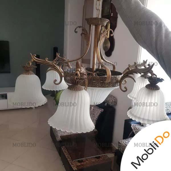 لوستر ۶ شاخه در حد نو