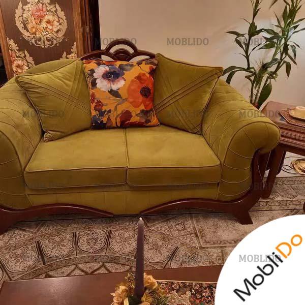 مبلمان راحتی و میز ناهارخوری ۸ نفره زیبا