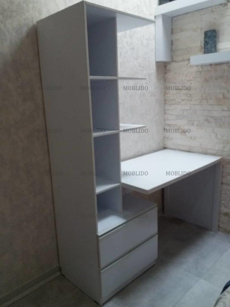 ست میز تحریر و کتابخانه MDF نو