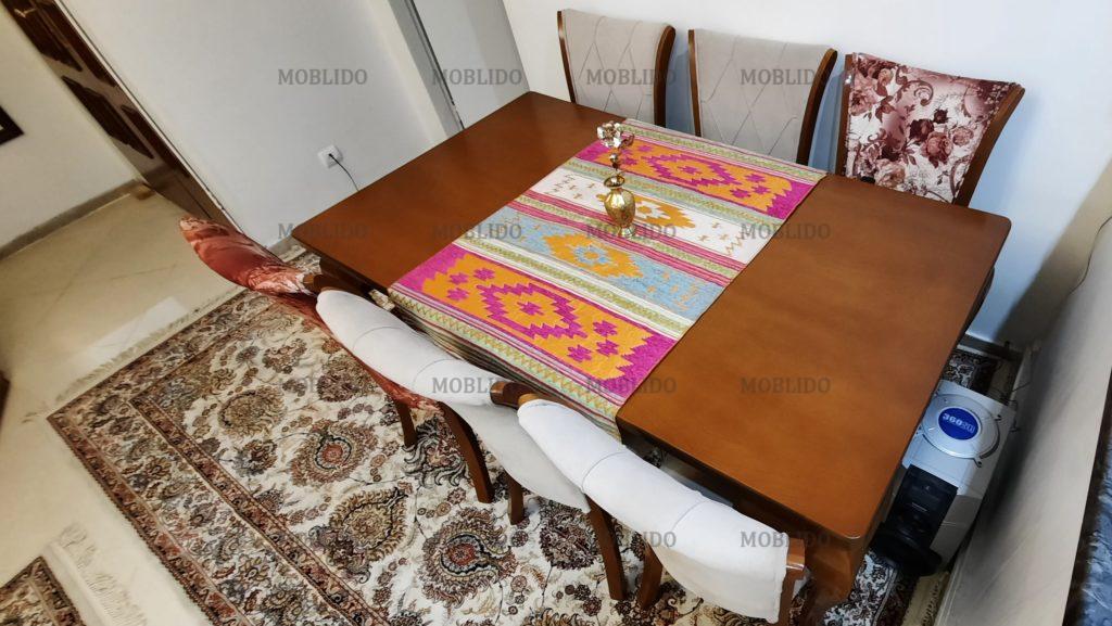 مبلمان راحتی ۹ نفره میز ناهار خوری ۶ نفره