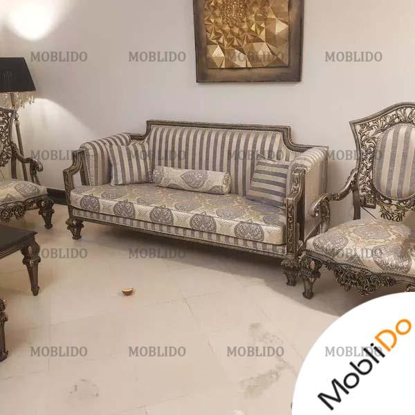 مبلمان استیل بهمراه نهارخوری زیبا