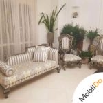 مبلمان استیل بهمراه نهارخوری زیبا