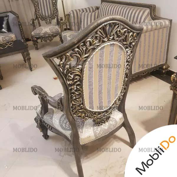 مبلمان استیل بهمراه نهارخوری زیبا
