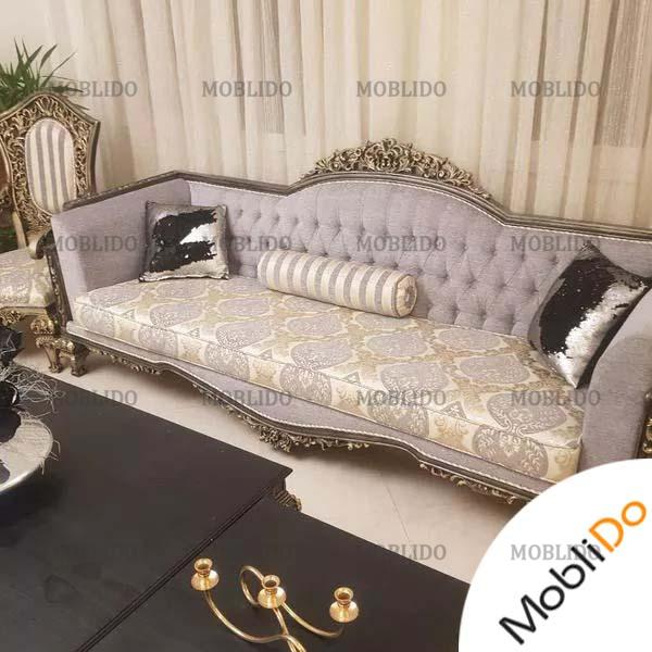 مبلمان استیل بهمراه نهارخوری زیبا