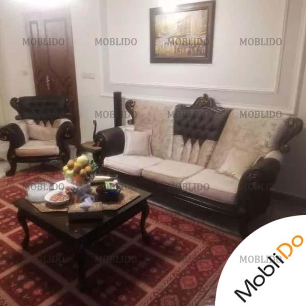مبلمان ۷ نفره با میز ناهارخوری ۸ نفره