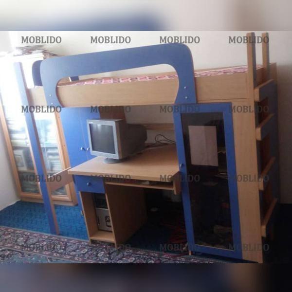 تخت خواب یک نفره کودک و نوجوان با جنس MDF