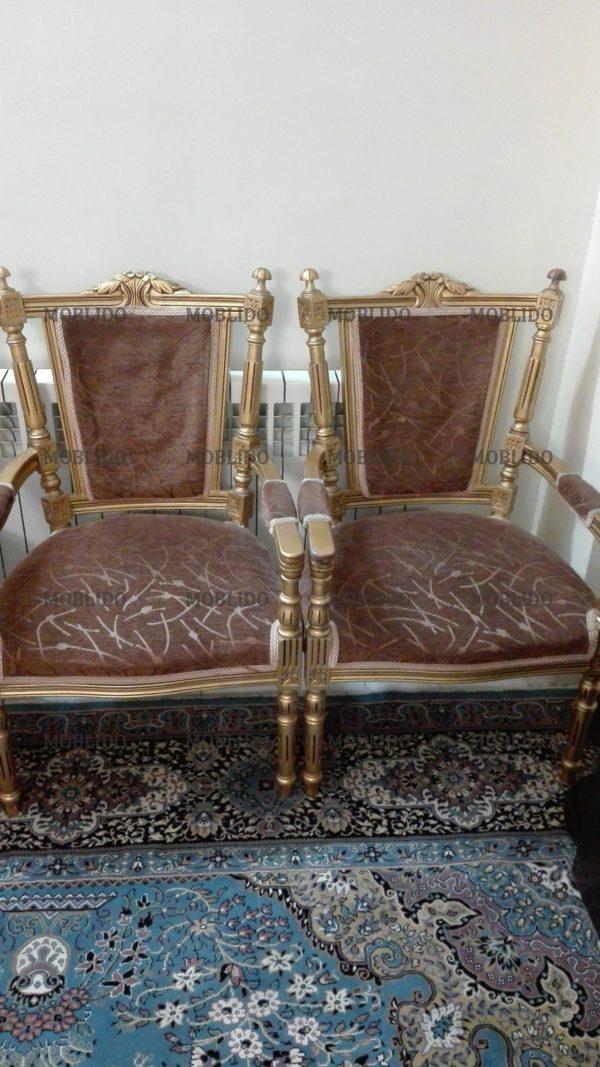 ست مبلمان استیل ۹نفره و میز نهار خوری ۸نفره چوب راش اصل