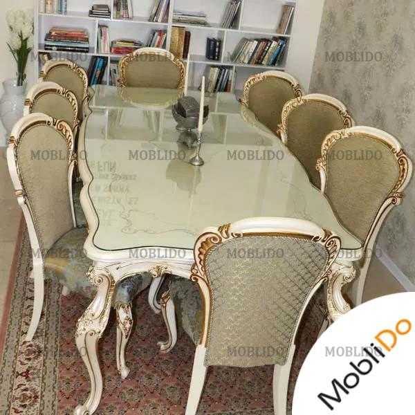 سرویس نهارخوری ۸نفره و مبلمان ۷ نفره سلطنتی تیس