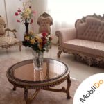 مبلمان سلطنتی ۹ نفره با میز ناهارخوری