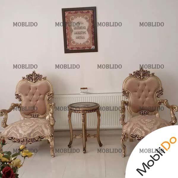 مبلمان سلطنتی ۹ نفره با میز ناهارخوری