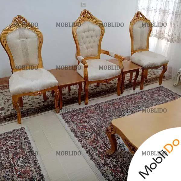 مبلمان سلطنتی با چوب گردو