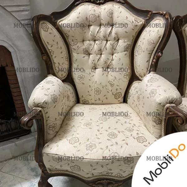 مبلمان به همراه میز ناهار خوری ۸نفره
