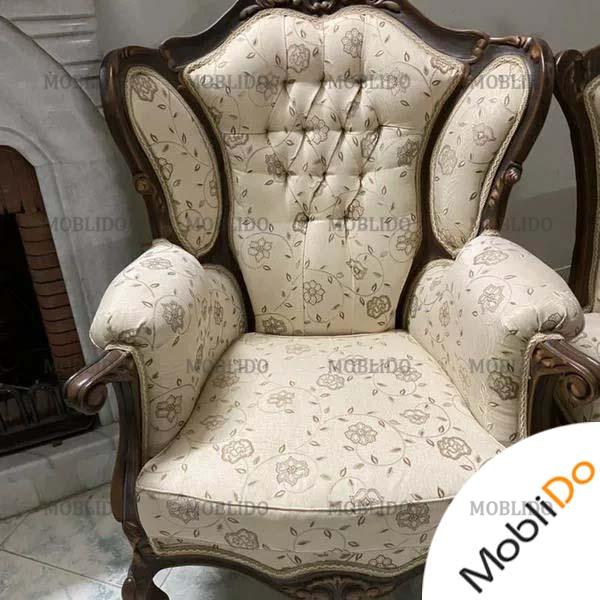 مبلمان به همراه میز ناهار خوری ۸نفره
