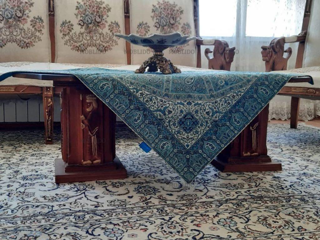 مبلمان ٧ نفره استیل میز نهار خوری ١٠ نفره استیل