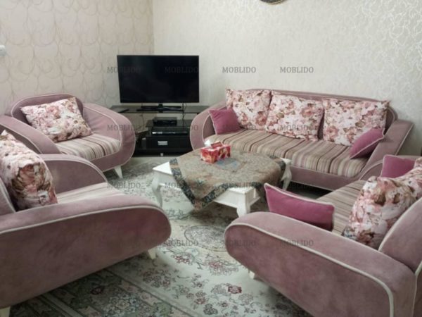 مبل راحتی ۷ نفره = میز ناهار خوری ۶ نفره