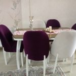 مبل راحتی ۷ نفره = میز ناهار خوری ۶ نفره