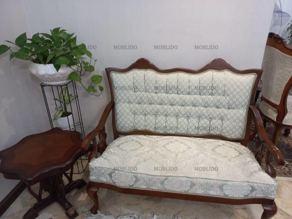 مبل نیمه استیل ومیز ناهار خوری ۶ نفره