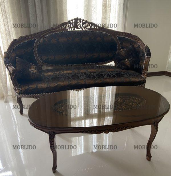 مبل سلطنتی ۱۲ نفره به همراه میز ناهار خوری ۶ نفره
