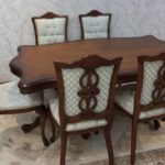 مبل نیمه استیل ومیز ناهار خوری ۶ نفره