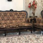 مبلمان ۸ نفره استیل شیک و عالی با نهارخوری