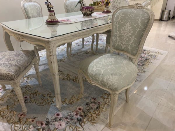 میز ناهار خوری ۶نفره برند هارمونی(چوبشار)