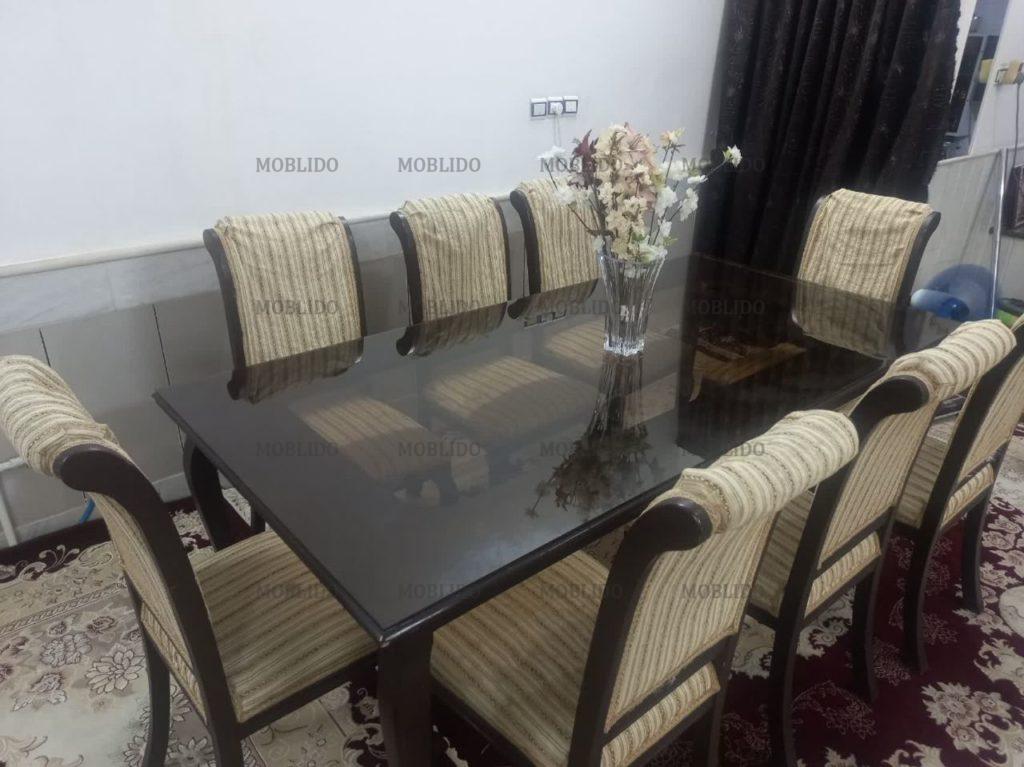 سرویس میز ناهار خوری ۸نفره و مبل ۶نفره
