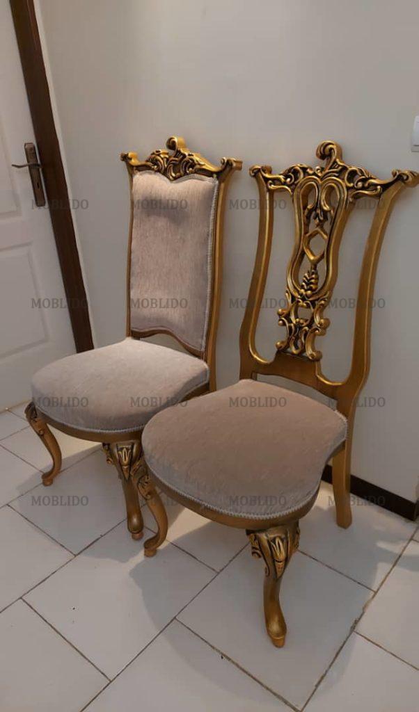 سرویس مبل کلاسیک و میز ناهارخوری