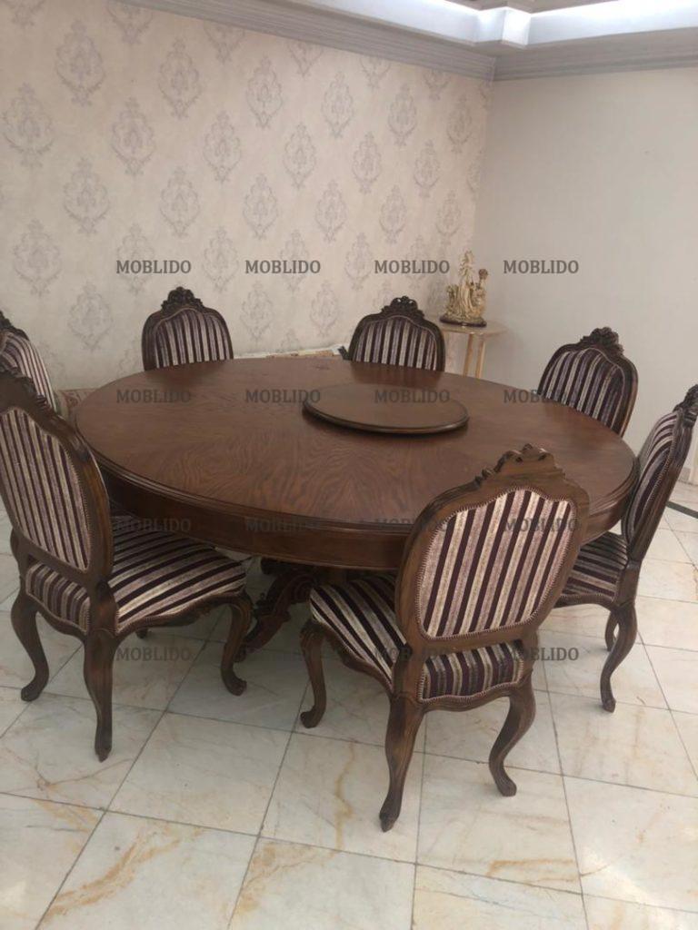 نهار خوری ۸ نفره گرد برند زیتون