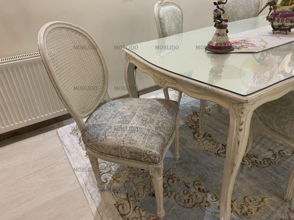 میز ناهار خوری ۶نفره برند هارمونی(چوبشار)