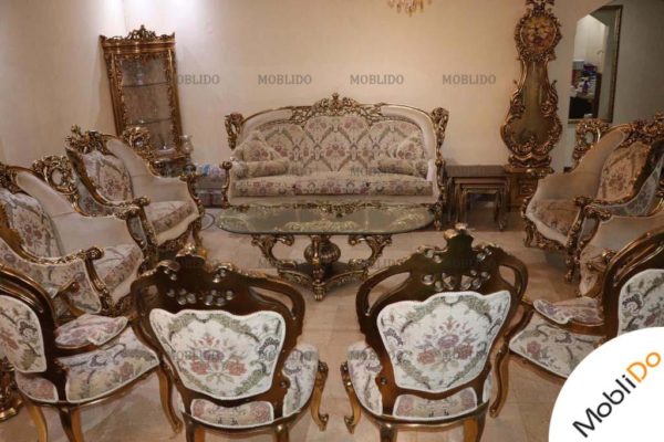 سرویس مبل استیل ۷ نفره شرکتی شیک و زیبا