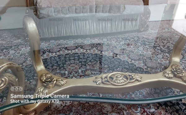 مبلمان هفت نفره و میزنهار خوری ۶نفره و میز جلو مبلی