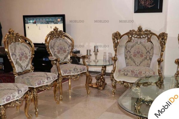 سرویس مبل استیل ۷ نفره شرکتی شیک و زیبا